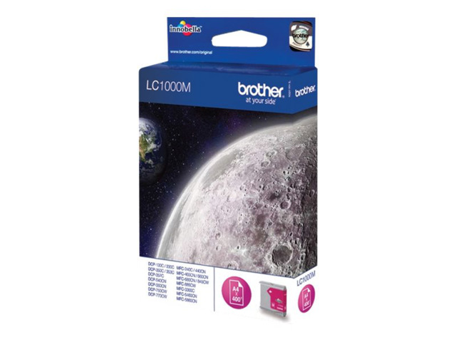 BROTHER TINTA MAGENTA LC1000M