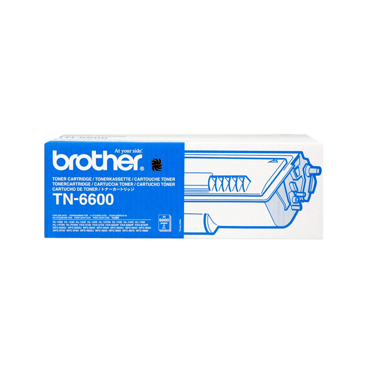 BROTHER TONER NEGRO TN6600