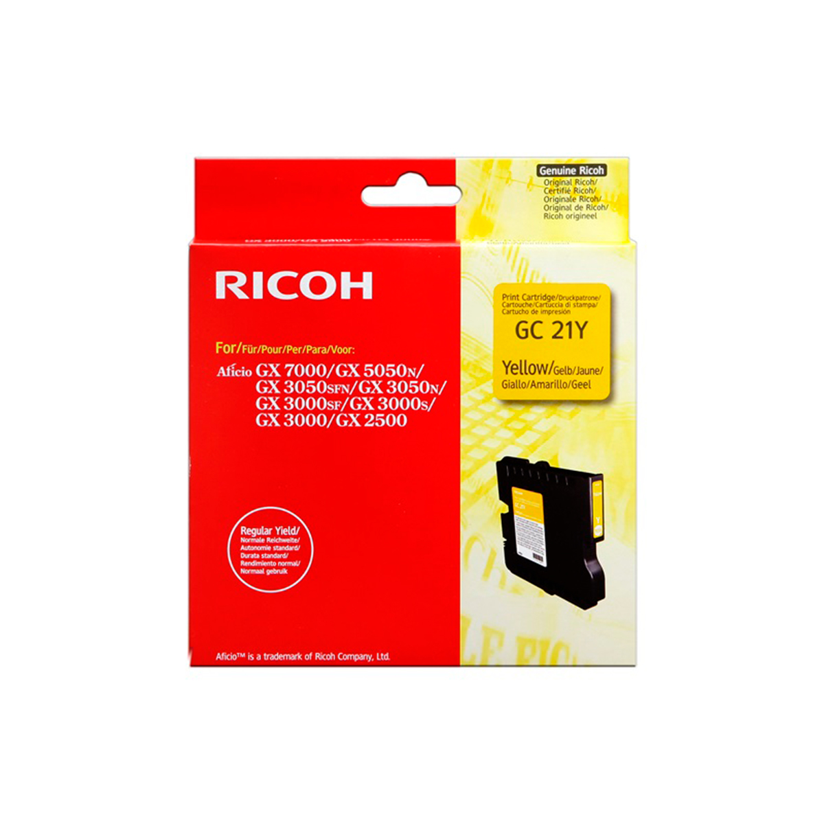 RICOH TINTA AMARILLO GC21Y