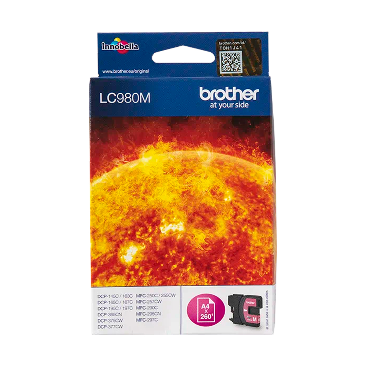 BROTHER TINTA MAGENTA LC980M