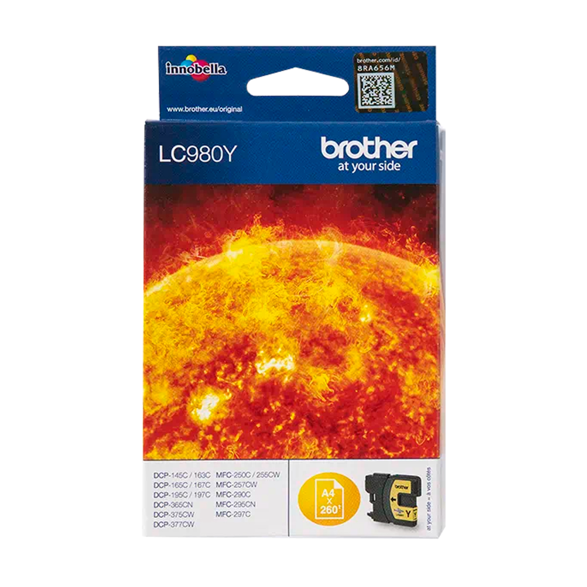 BROTHER TINTA AMARILLO LC980Y