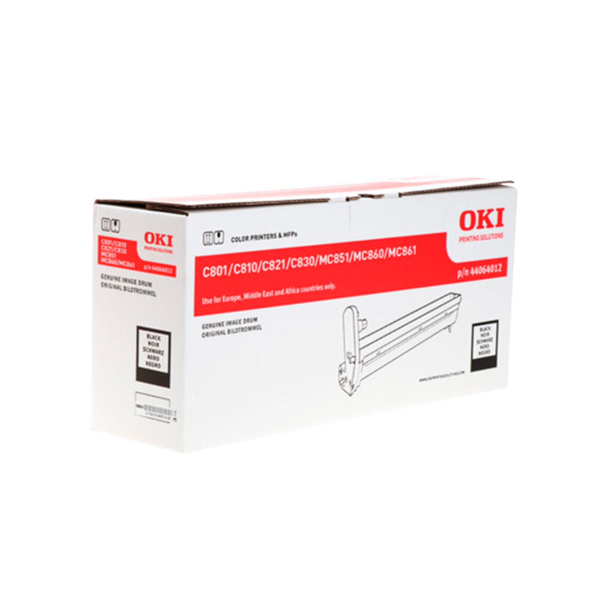 OKI TAMBOR NEGRO 44064012