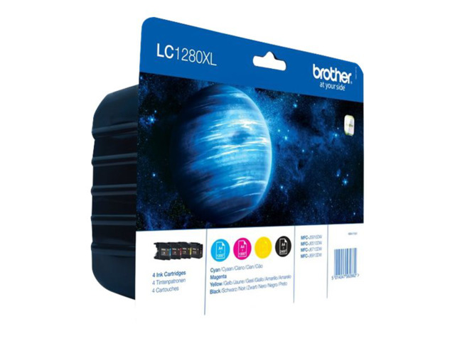 BROTHER PACK 4U LC1280 XL COLO