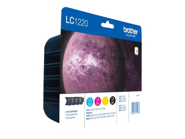 BROTHER PACK 4U LC1220 COLOR