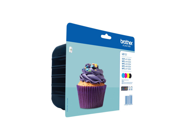 BROTHER PACK 4U LC123 COLOR