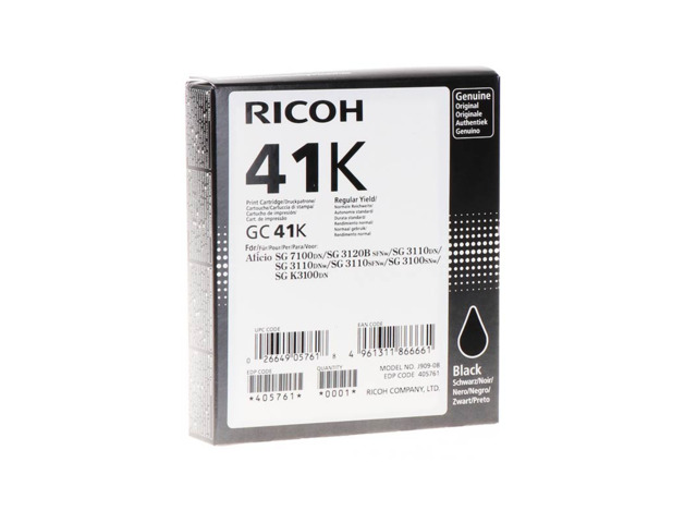RICOH TINTA NEGRO GC41K