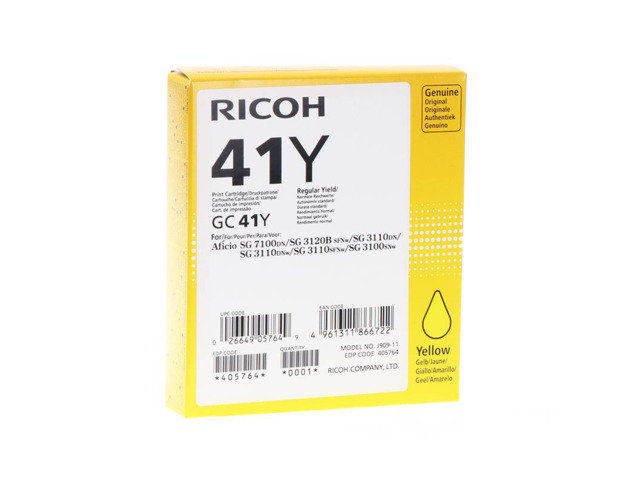 RICOH TINTA AMARILLO GC41Y