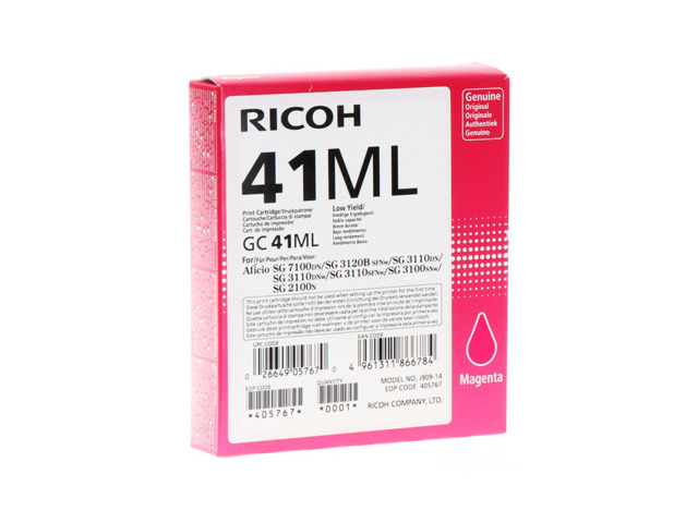 RICOH TINTA MAGENTA GC41ML