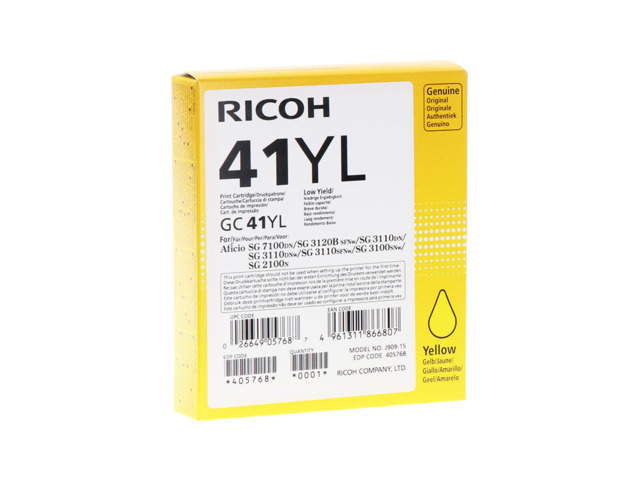 RICOH TINTA AMARILLO GC41YL