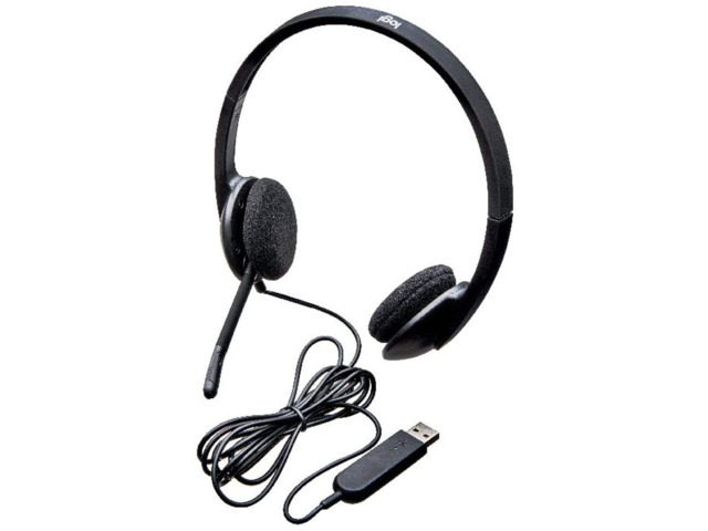 LOGITECH AURICULAR H340 NEGRO