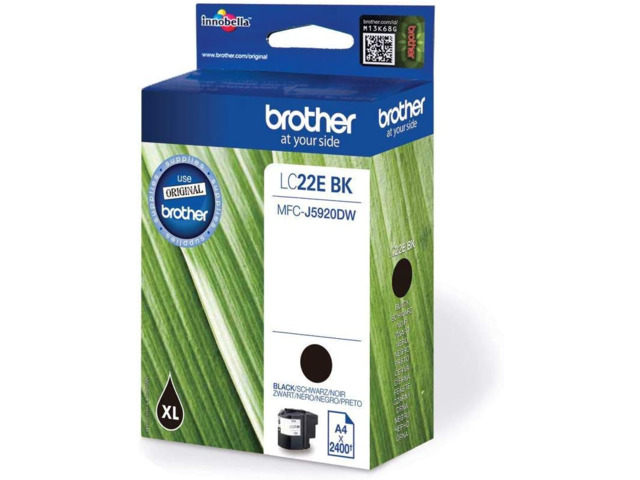 BROTHER TINTA NEGRO LC22EBK