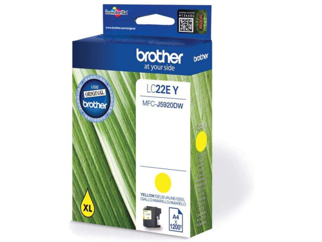 BROTHER TINTA AMARILLO LC22EY
