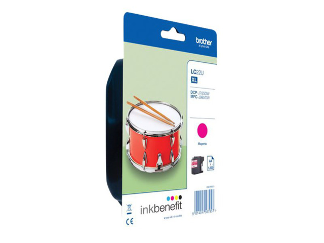 BROTHER TINTA MAGENTA LC22UMXL