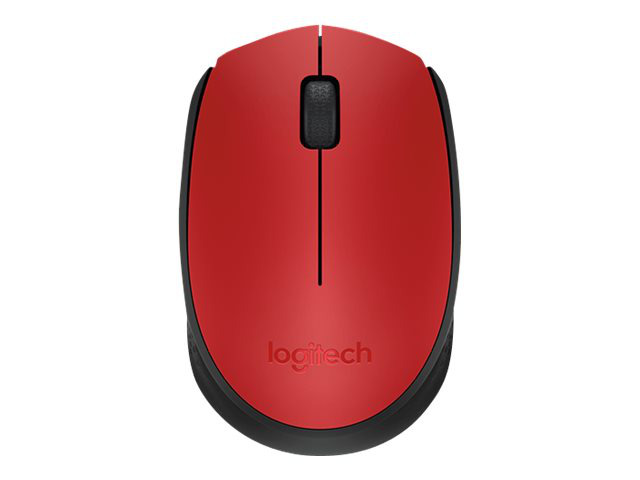 LOGITECH RATON M171 NEGRO ROJO