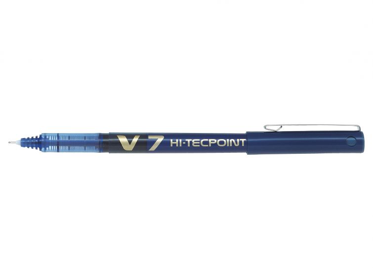 PILOT V7 PUNTA FINA AZUL 12U