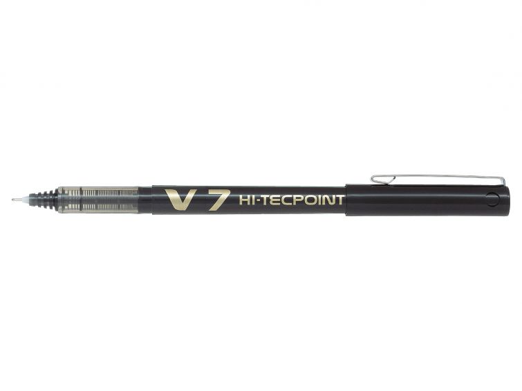 PILOT V7 PUNTA FINA NEGRO 12U