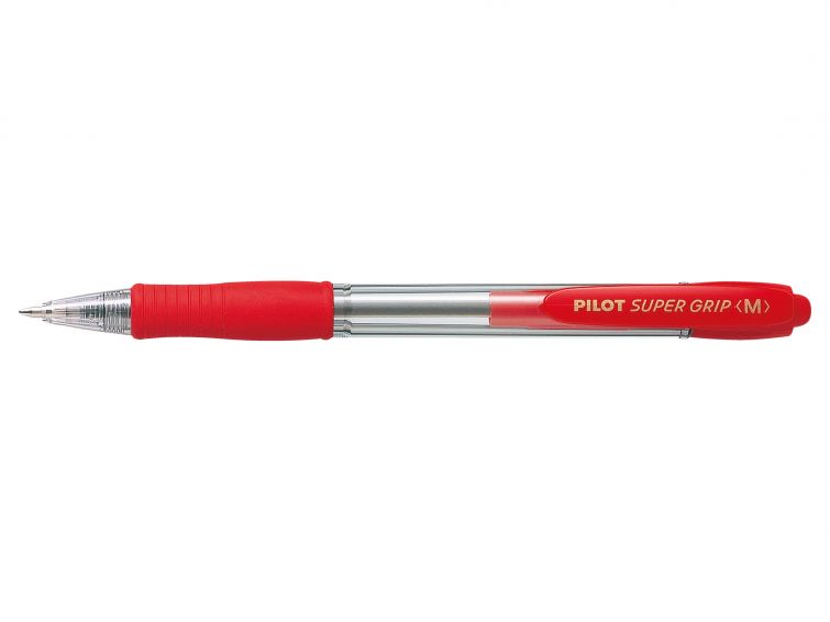 PILOT SUPER GRIP M ROJO 12U