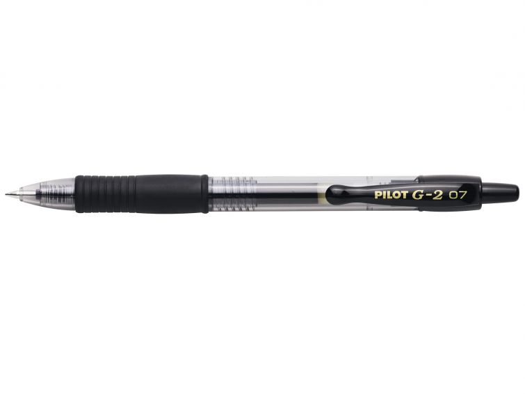 PILOT TINTA GEL G2 NEGRO 12U