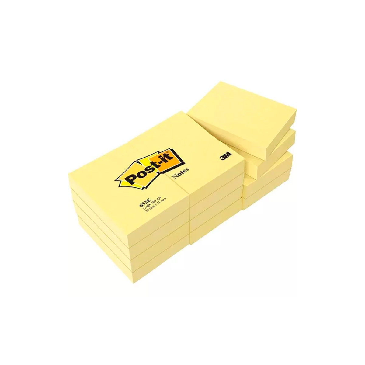 POST-IT NOTAS 38X51 100U - 12U