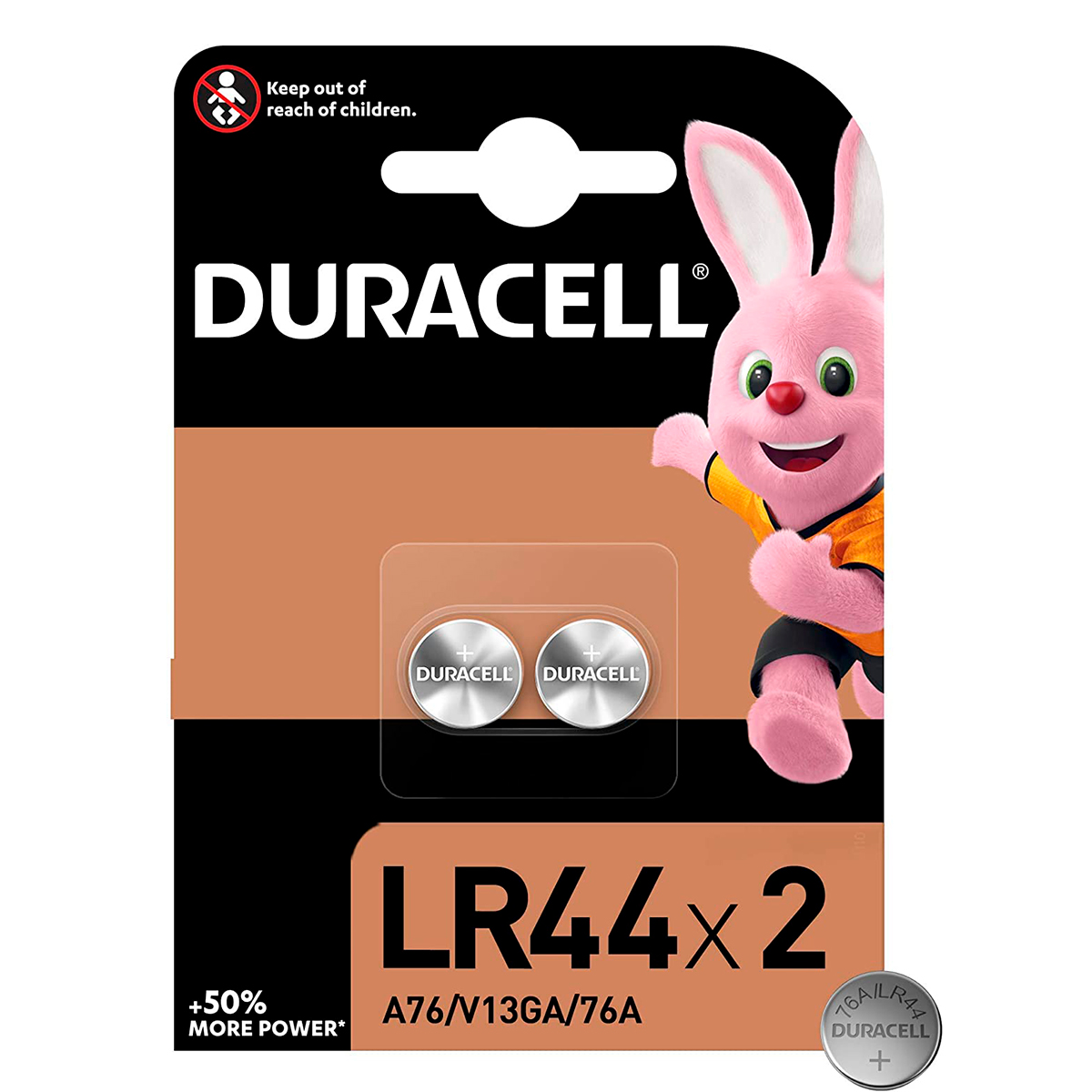 DURACELL PILAS BOTON LR44 1.5V