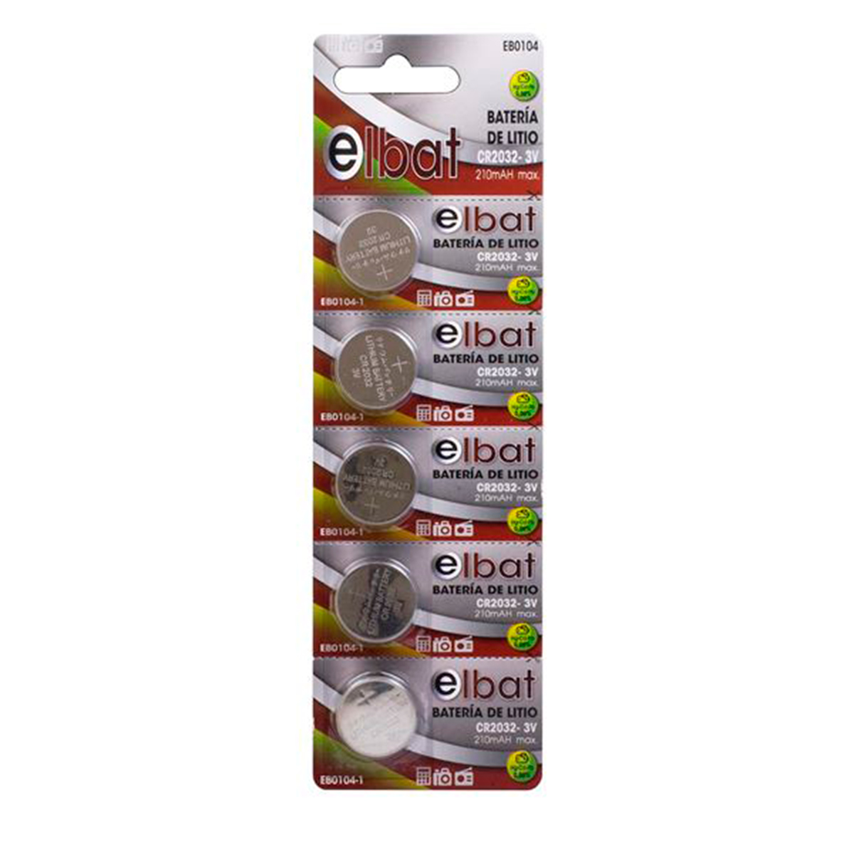 ELBAT PILAS BOTON CR2032 3V