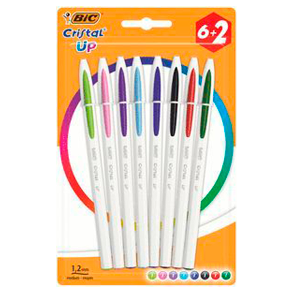 BIC CRISTAL UP BOLI SURTIDO 8U