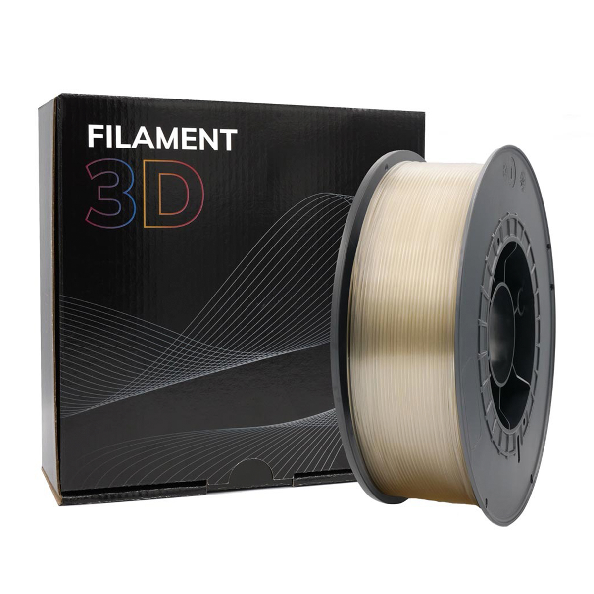 FILAMENTO 3D PLA TRANSPARENTE
