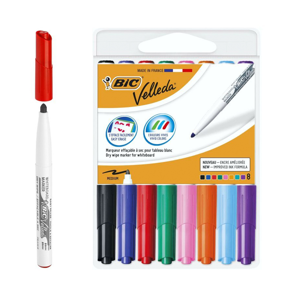 BIC 8 ROTULARODES PIZARRA