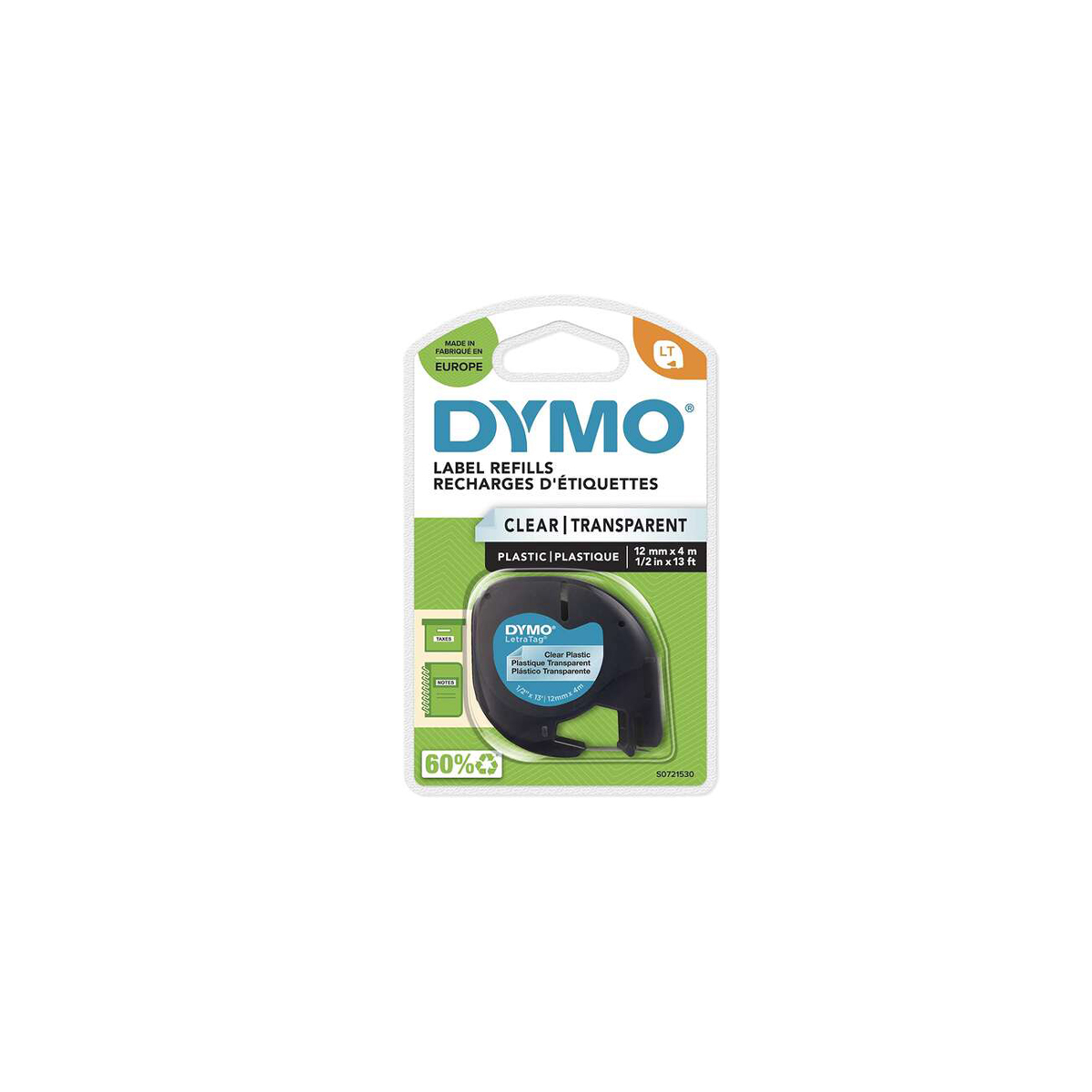 DYMO CINTA S0721530 12mm x 4m