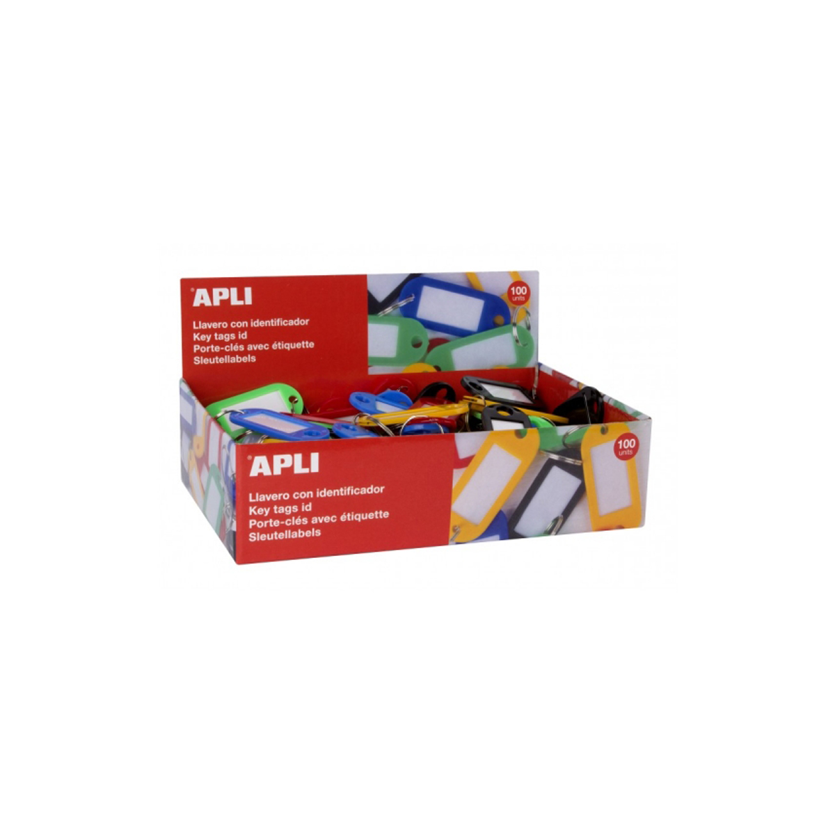 APLI LLAVEROS LLAVE ETIQ 100U