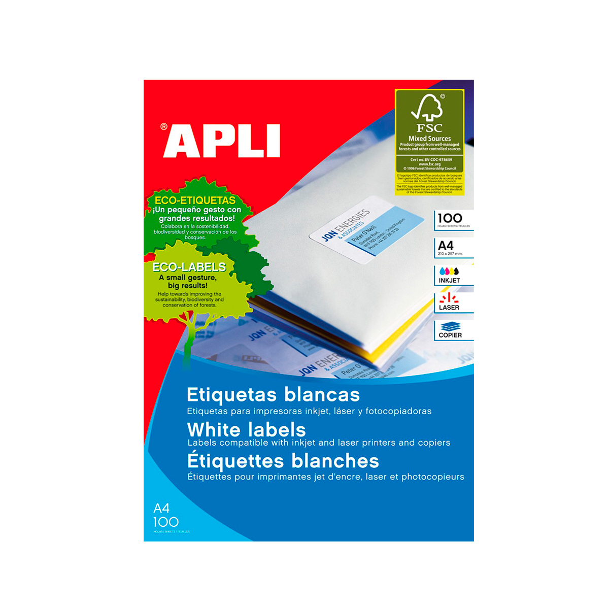 APLI ETIQUETA C.ROMOS 99 1X67