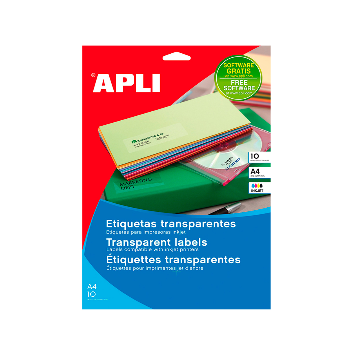 APLI ETIQUETA C.RECTOS 70X37