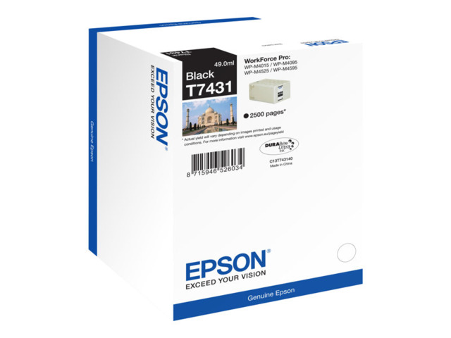 EPSON TINTA NEGRO T7431