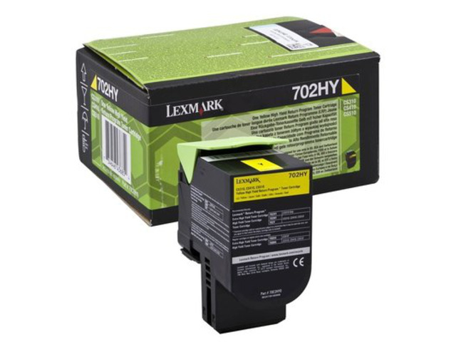 LEXMARK TONER AMARILLO 70C2HY0