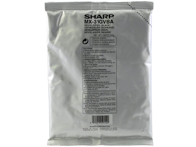 SHARP DEVELOPER NEGRO MX31GVBA