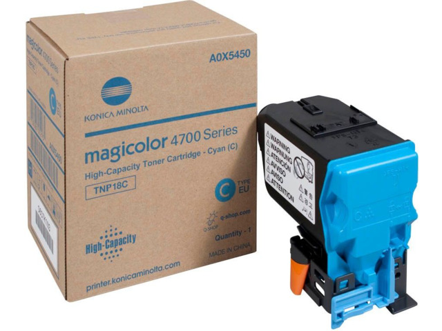 KONICA TONER CIAN TNP18C