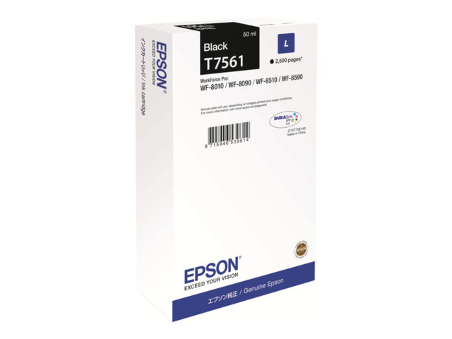 EPSON TINTA NEGRO T7561
