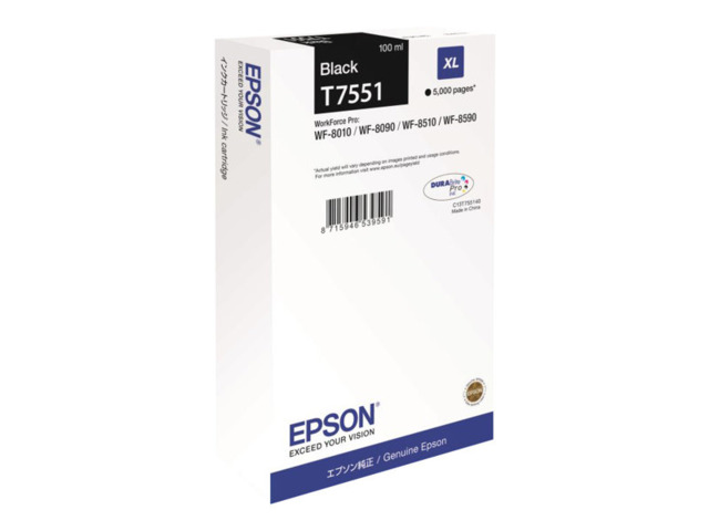 EPSON TINTA NEGRO T7551