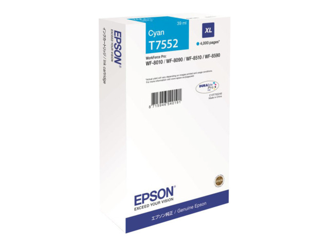 EPSON TINTA CIAN T7552
