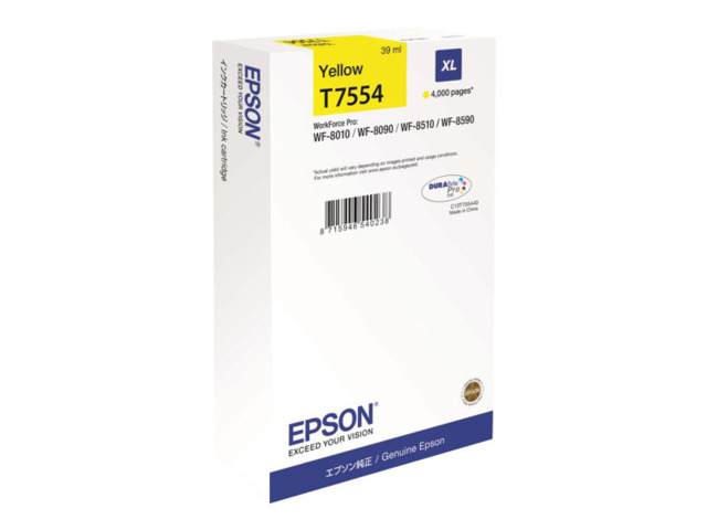 EPSON TINTA AMARILLO T7554