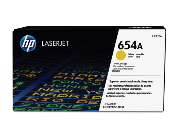 HP TONER AMARILLO 654A CF332A