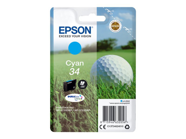 EPSON TINTA CIAN 34 T3462