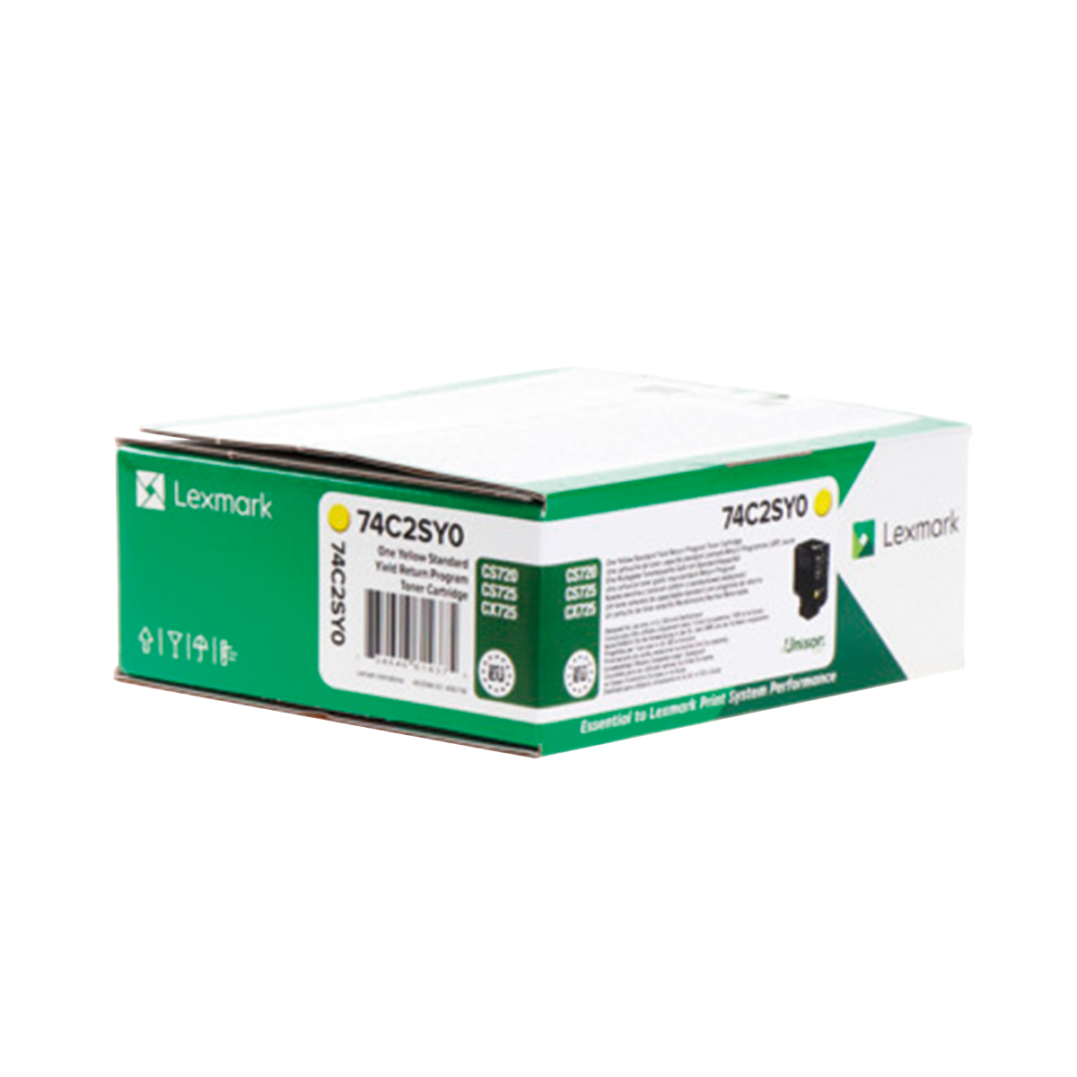LEXMARK TONER AMARILLO 74C2SY0