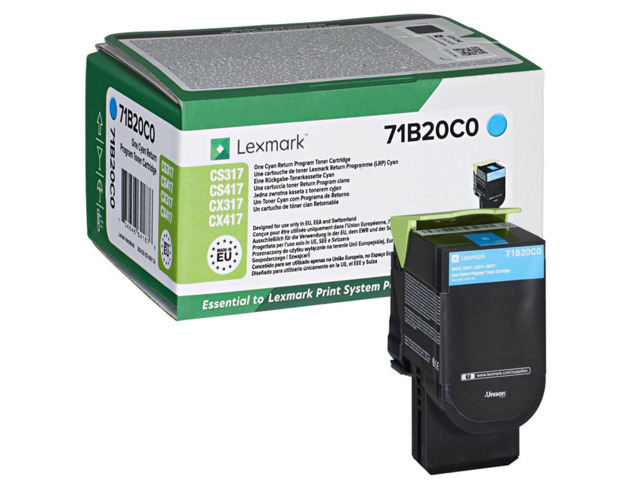 LEXMARK TONER CIAN 71B20C0