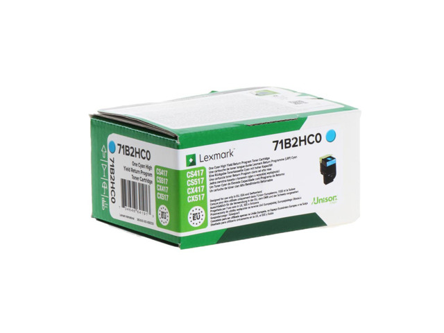 LEXMARK TONER CIAN 71B2HC0