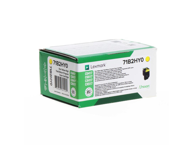LEXMARK TONER AMARILLO 71B2HY0