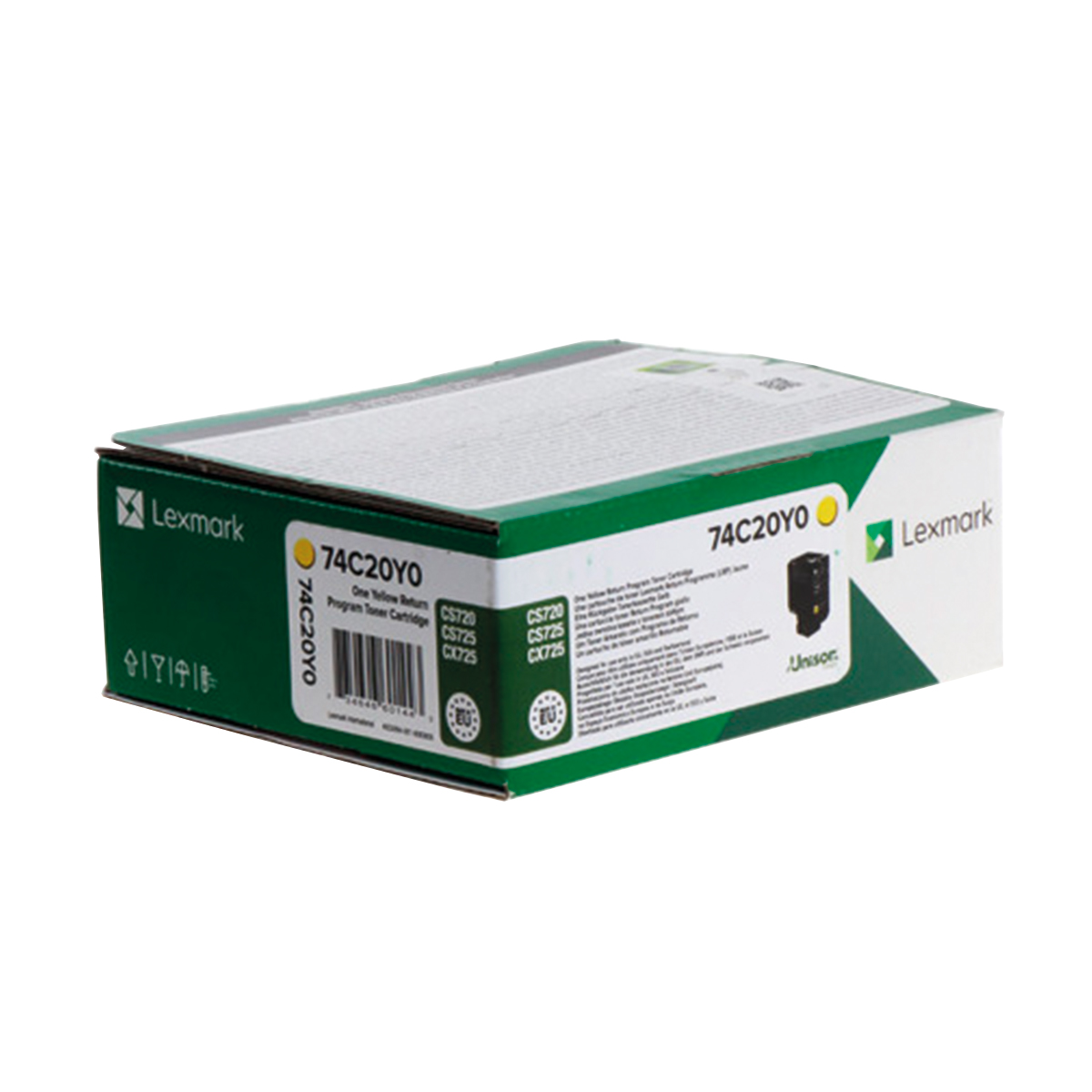LEXMARK TONER AMARILLO 74C20Y0