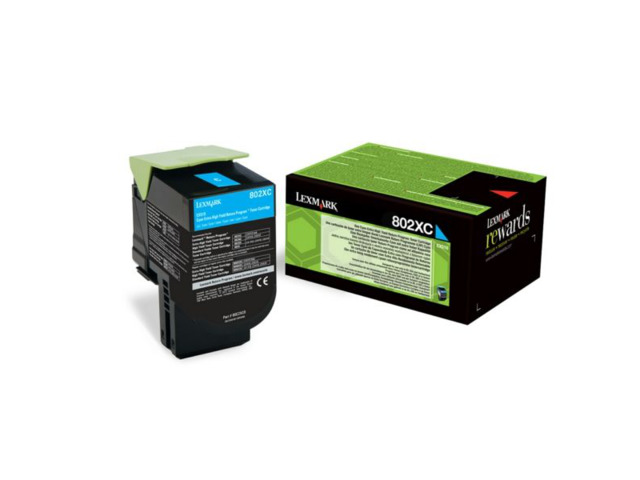 LEXMARK TONER CIAN 802XC