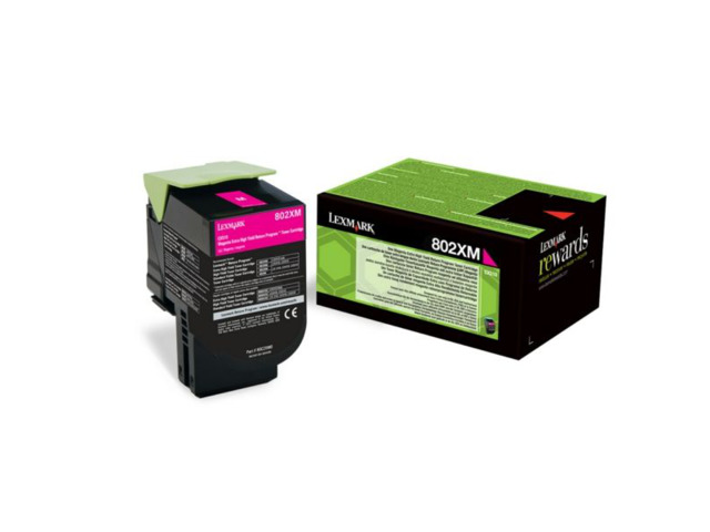 LEXMARK TONER MAGENTA 802XM