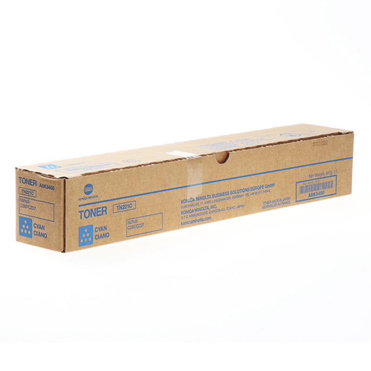KONICA TONER CIAN TN221C